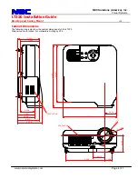 Предварительный просмотр 4 страницы NEC LT220 Series Installation Manual