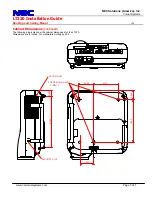 Предварительный просмотр 5 страницы NEC LT220 Series Installation Manual