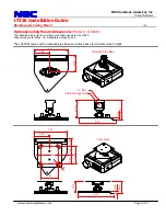 Предварительный просмотр 6 страницы NEC LT220 Series Installation Manual