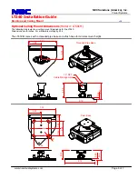 Preview for 6 page of NEC LT240 Series Installation Manual
