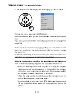 Предварительный просмотр 39 страницы NEC LT240 Series User Manual