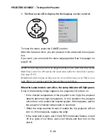 Preview for 38 page of NEC LT240K, LT260K User Manual