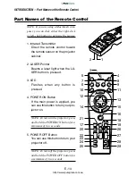 Предварительный просмотр 14 страницы NEC LT260 Series User Manual