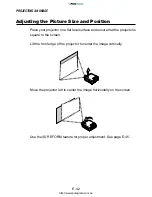 Предварительный просмотр 42 страницы NEC LT260 Series User Manual