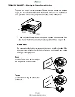 Предварительный просмотр 44 страницы NEC LT260 Series User Manual