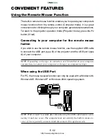 Предварительный просмотр 52 страницы NEC LT260 Series User Manual