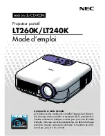 Предварительный просмотр 305 страницы NEC LT260K Series User Manual