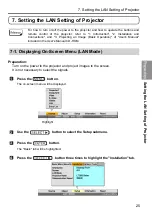 Предварительный просмотр 27 страницы NEC LT265 - INSTALLTION GUIDE Network Manual