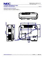 Предварительный просмотр 4 страницы NEC LT30 - INSTALLTION GUIDE Installation Manual