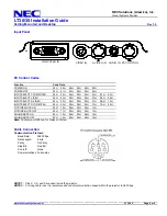 Предварительный просмотр 6 страницы NEC LT30 - INSTALLTION GUIDE Installation Manual