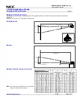 Preview for 2 page of NEC LT380 - MultiSync XGA LCD Projector Installation Manual