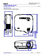 Preview for 3 page of NEC LT380 - MultiSync XGA LCD Projector Installation Manual