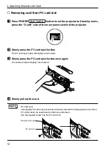 Preview for 14 page of NEC LT380 - MultiSync XGA LCD Projector Setup Manual