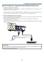 Preview for 25 page of NEC M230X User Manual