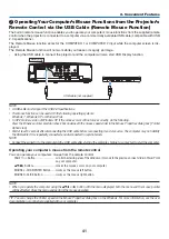 Preview for 51 page of NEC M230X User Manual