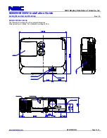 Предварительный просмотр 3 страницы NEC M260W Series Installation Manual