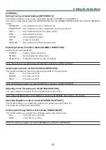 Preview for 87 page of NEC M271W User Manual