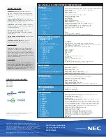 Preview for 4 page of NEC M282X Brochure & Specs