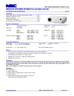 NEC M283X Installation Manual preview