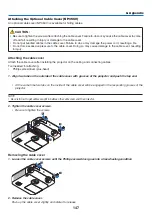 Предварительный просмотр 158 страницы NEC M283X User Manual