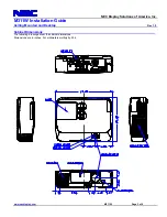 Preview for 3 page of NEC M311W Installation Manual