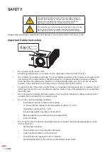 Preview for 4 page of NEC M380HL User Manual