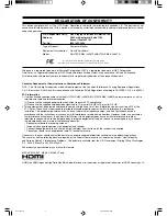 Preview for 2 page of NEC M40 - MULTEOS - 40" LCD TV User Manual