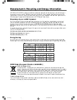 Preview for 3 page of NEC M40 - MULTEOS - 40" LCD TV User Manual