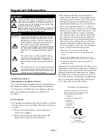 Preview for 6 page of NEC M40B-AV - 40" LCD Flat Panel Display User Manual