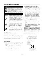 Предварительный просмотр 6 страницы NEC M40B-AV - 40" LCD Flat Panel Display User Manual