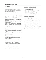 Preview for 8 page of NEC M40B-AV - 40" LCD Flat Panel Display User Manual