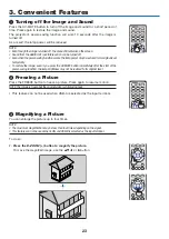 Preview for 34 page of NEC MC302X User Manual