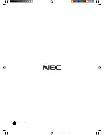 Preview for 84 page of NEC MD205MG-1 - MultiSync - 20.1" LCD Monitor Installation & Maintenance Manual