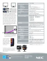 Preview for 2 page of NEC MD212MC - MultiSync - 21.3" LCD Monitor Specifications