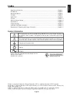 Preview for 4 page of NEC MD215MG Installation & Maintenance Manual