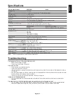 Предварительный просмотр 14 страницы NEC MD215MG Installation & Maintenance Manual