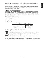 Предварительный просмотр 20 страницы NEC MD215MG Installation & Maintenance Manual