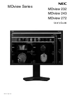 NEC MDview 243 User Manual предпросмотр