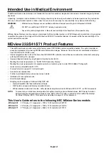 Preview for 4 page of NEC MDview Series User Manual