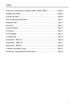 Предварительный просмотр 2 страницы NEC ME Series User Manual