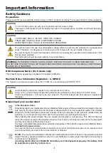 Предварительный просмотр 3 страницы NEC ME401X User Manual