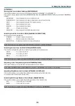 Предварительный просмотр 71 страницы NEC ME401X User Manual