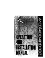 NEC Mediaboard-102 Operation And Installation Manual preview