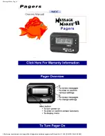 Предварительный просмотр 1 страницы NEC MESSAGE MAKERII Owner'S Manual