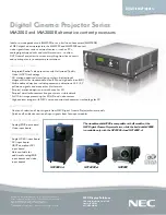 Preview for 1 page of NEC MM2000 Brochure