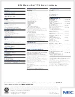 Preview for 2 page of NEC MOBILEPRO 770 - Brochure