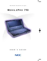 NEC MobilePro 790 User Manual preview