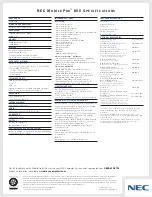 Preview for 2 page of NEC MOBILEPRO 800 - Brochure