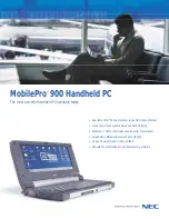 NEC MOBILEPRO 900 Brochure preview