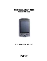 NEC MOBILEPRO P300 Manual предпросмотр